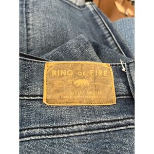 Ring of‎ Fire Mens Slim Fit Moto Jeans W34 L30 Blue Denim